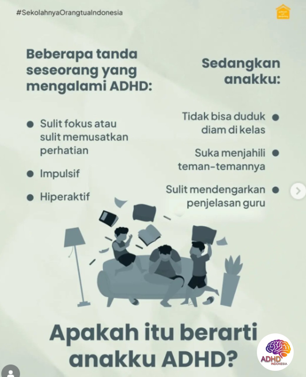 Ciri dan Gejala ADHD pada Anak Usia Dini di Kota Bandar Lampung